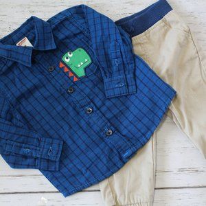 Arizona Jean Co. Baby Button Down and Pant Set
